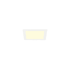 SLV - SENSER 2.0 24, carré, DALI, encastré downlight, CCT 3000K/4000K, 18W, 90°, blanc
