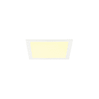 SLV - SENSER 2.0 30, carré, DALI, encastré downlight, CCT 3000K/4000K, 24W, 90°, blanc