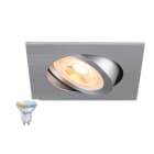 SLV - NEW TRIA® 68 SMART SET, spot encastré, carré, source GU10 ZIGBEE TW incluse, alu