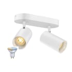 SLV - ASTO TUBE SMART SET, double appl. plaf., 2 sources GU10 ZIGBEE TW incluses,blanc