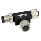 Telemecanique Sensors France - OsiSense XG - T de connexion - réseau RS485/CANopen - M12 5 broches 2fem./1mâle