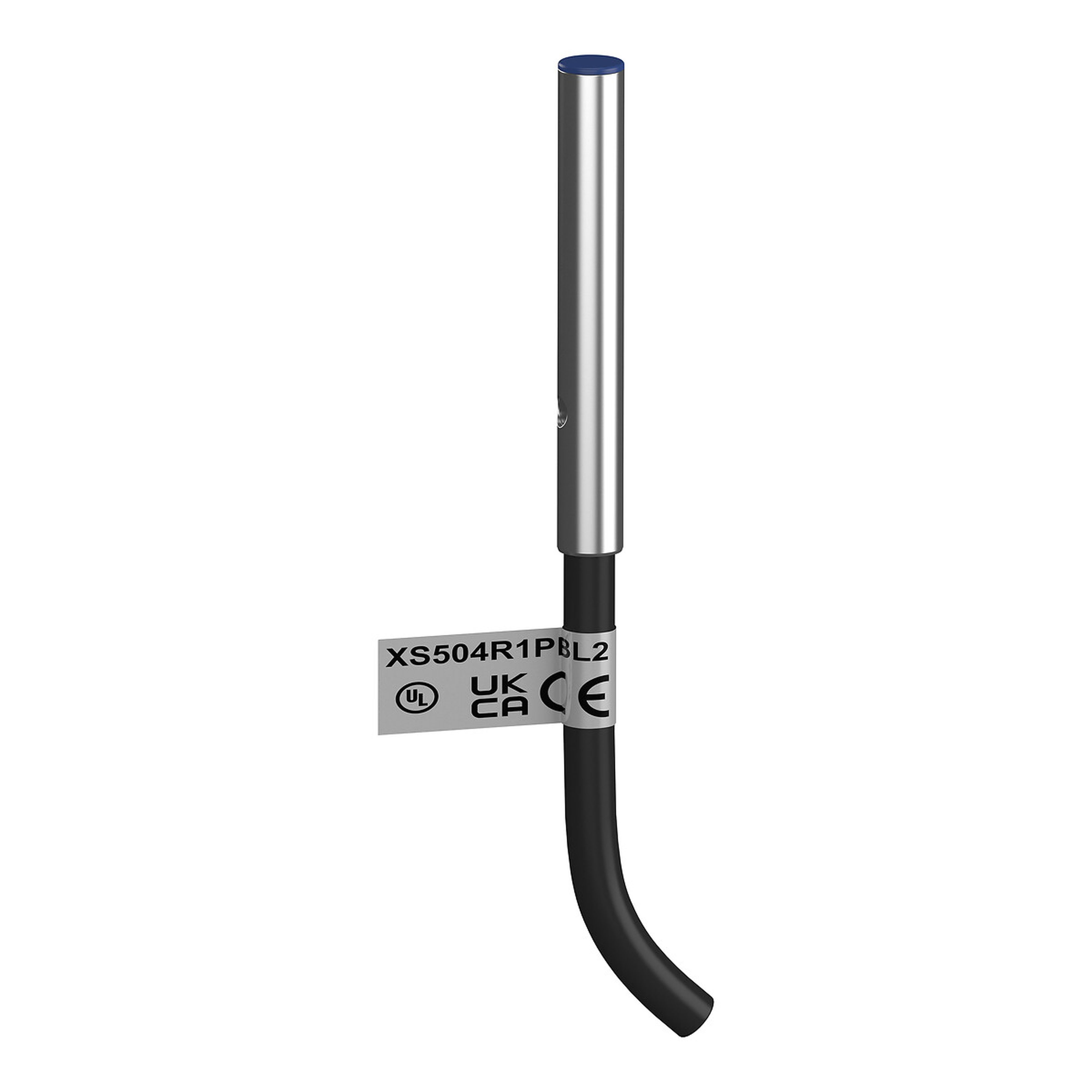 Telemecanique Sensors France - XS - Capt. inductif DIA 4mm lisse, PNP, NC, Sn 0,8 mm, 12..24VDC, câble 2m