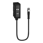 Telemecanique Sensors France - XU - Capteur photoélectrique, Marque, RVB, Sn 12mm, IO-Link, Pigtail M12 15cm