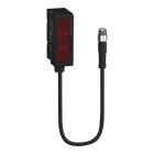 Telemecanique Sensors France - XU - Capteur photoélectrique, Réflex transparent, Sn 2m, IO-Lk, Pigtail M8 15cm