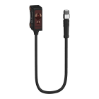 Telemecanique Sensors France - XU - Capteur photoélectrique XUT8, BGS, Laser, Sn 70mm, IO-Link, Pigtail M8 20cm