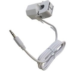 Comwatt - Lot 4 pinces 60A - Mesure de puissance sur 3 câbles en monophasé ou triphasé