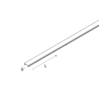 Novalux - CARTOON, L-09 : DIFFUSEUR OPALE L=6000