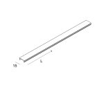 Novalux - CARTOON, L-16 EVO : DIFFUSEUR OPALE L=6000
