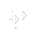 Novalux - V-30: PAIR OF PLASTERBOARD EMBOUT