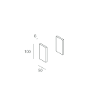Novalux - V-90: PAIR OF PLASTERBOARD EMBOUT