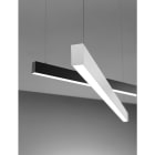Novalux - LUCKY MINI : PROFIL LED D'ANGLE 23W DALI 4000K L=823 NOIR