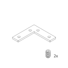 Novalux - GHOST EVO : JONCTION D'ANGLE POUR PROFILE