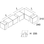 Novalux - GHOST EVO : CARTER L=490MM 4PCS NOIR