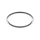 Novalux - HALOS : ECLAIRAGE DIRECT, PLAFOND/MUR/SUSPENSION, DIAMETRE 1440, 93W 2700K NOIR