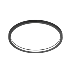 Novalux - HALOS : ECLAIRAGE INTERNE, PLAFOND/MUR/SUSPENSION, DIAMETRE 1440, 93W 3000K NOIR