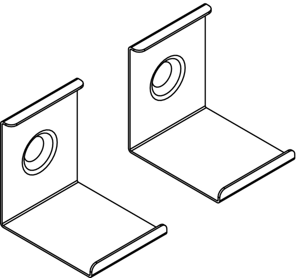 Novalux - PROFIL D'ANGLE : CLIPS (2 PCS)