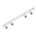 Novalux - P-30 : PROFIL LINEAIRE PLAFOND/SUSPENSION PCB, 4 SPOTS MIR, 4X6W 4000K 20° BLANC