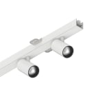 Novalux - P-30 : PROFIL ENCASTRÉ PCB, 2 SPOTS MIR, 2X6W 3000K 20° BLANC