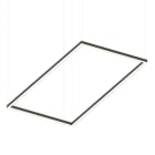 Novalux - P-30 READY : RECTANGULAIRE 48W 2700K INSTALLATION EN SUSPENSION L=1630 CAFÉ