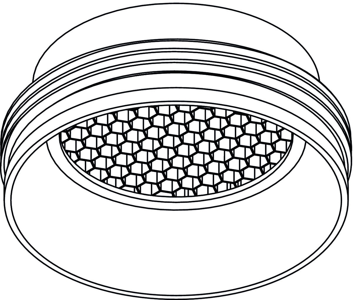 Novalux - DALÌ : DIFFUSEUR NID D'ABEILLE POUR 40W
