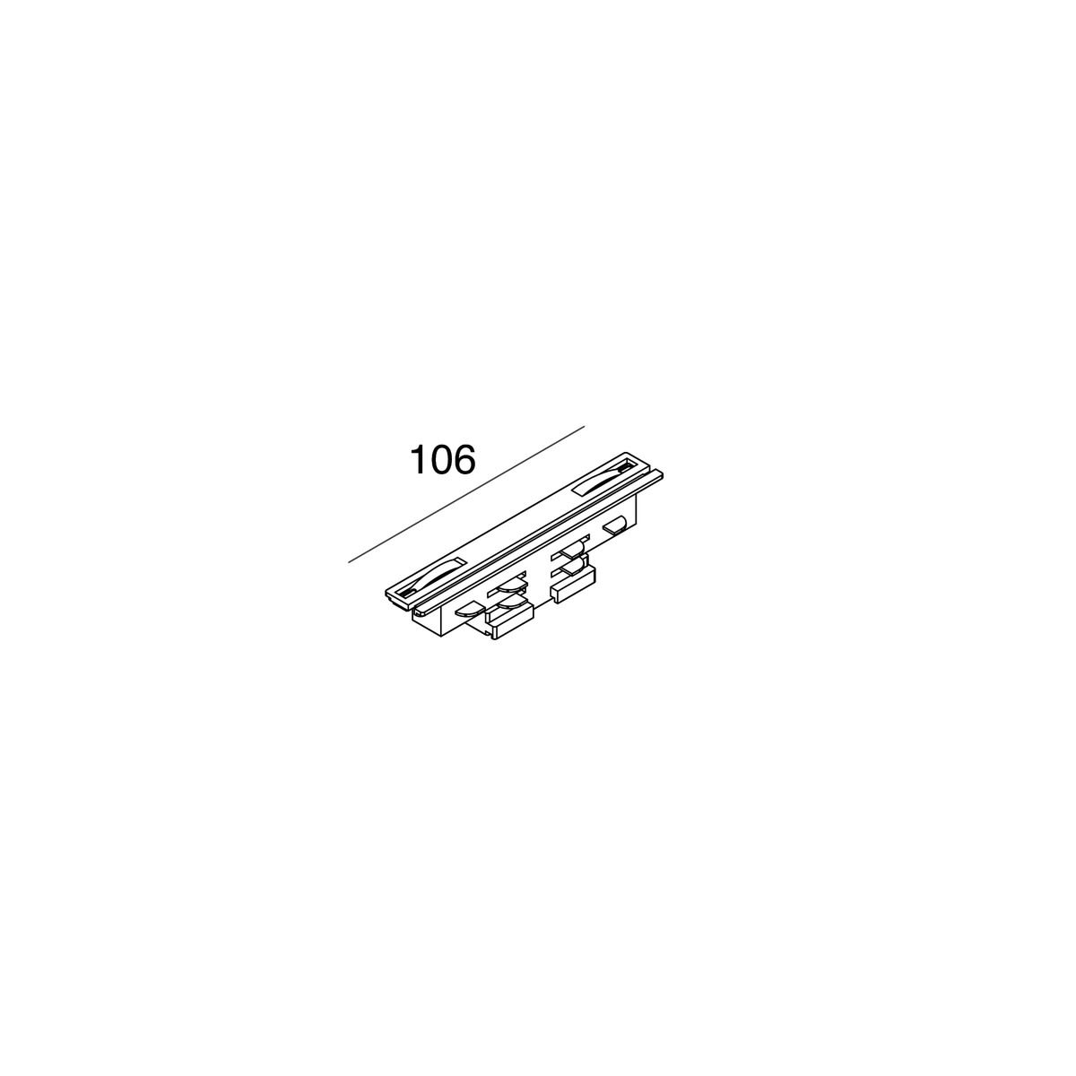 Novalux - ALL-TRACK : JONCTION LINEAIRE ELECTRIFIEE, NOIR