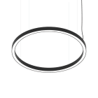 Novalux - HALOS-B : ECLAIRAGE DIRECT/INDIRECT 186W 3000K NOIR DIAMETRE 1440 IRC 90