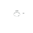 Novalux - HALOS-B : PATERE POUR CABLES CONVERGENTS, OR, ALIMENTATION INTEGREE, POUR LES VE