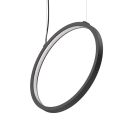 Novalux - HALOS MINI VERTICAL : ECLAIRAGE INTERNE DIAMETRE 1440 72W 4000K NOIR