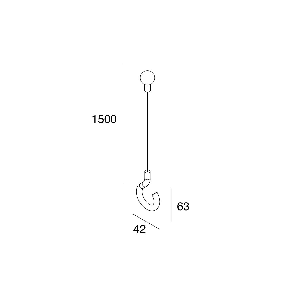 Novalux - TITTI : KIT SUSPENSION L1500 BLANC