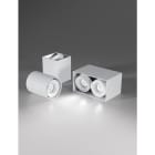 Novalux - OWL CARRÉ : PLAFONNIER 2X8W 36° BLANC 3000K IRC 90