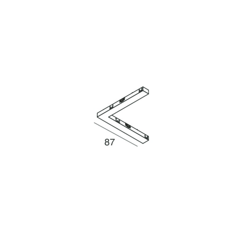 Novalux - CONNECTEUR D'ANGLE POUR T-48 MINI ET L-16 TRACK