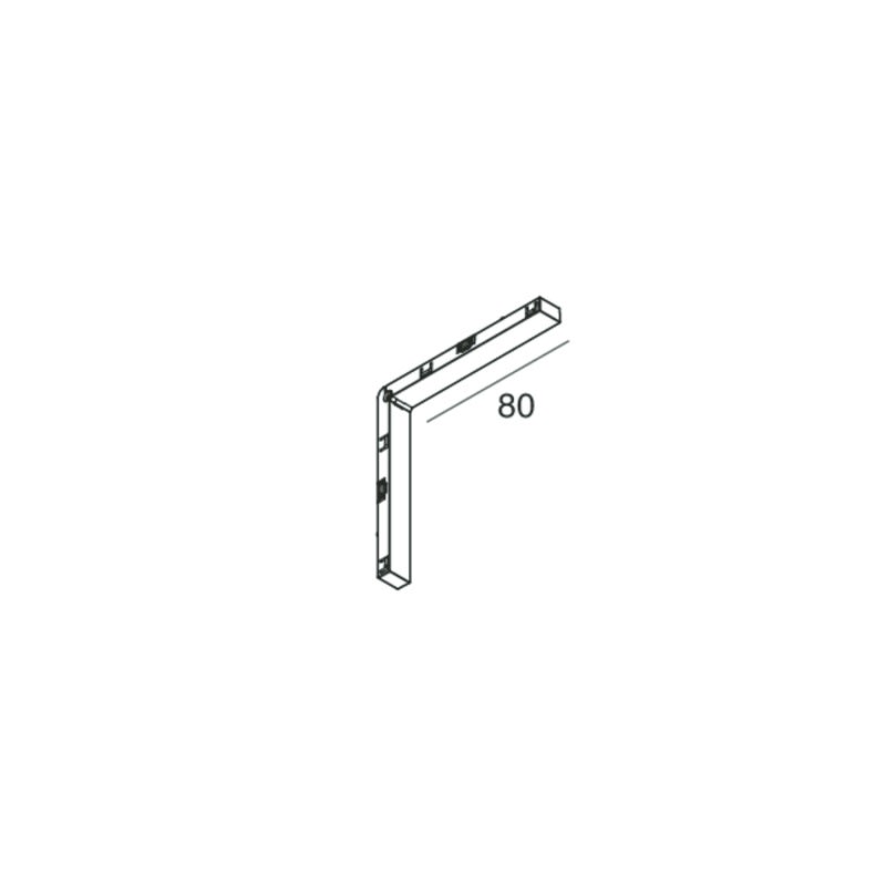 Novalux - CONNECTEUR D'ANGLE MUR/PLAFOND POUR T-48 MINI ET L-16 TRACK