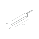 Novalux - T-48 MINI: CANOPY 1 END-FEED 96W NOIR