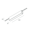 Novalux - T-48 MINI: CANOPY 2 END-FEED 96W NOIR