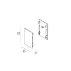 Novalux - HERO B : EMBOUTS BLANC (2 PIECES)