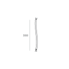 Novalux - HALOS SPOT : CABLE D'ALIMENTATION 3M, TRANSPARENT