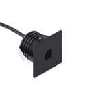 Novalux - NEWSTEP : ENCASTRE MURAL CARRE, LED 2W 700MA 3000K NOIR IRC 90