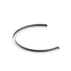Novalux - ARK : PROFIL LED EN C, DIAMETRE 1440, 62W, 2700K, CAFÉ