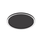 Novalux - HALOS ACOUSTIC : PANNEAU NOIR GRAPHITE, DIAMETRE 962, 62W, 4000K, CAFÉ, IRC 90