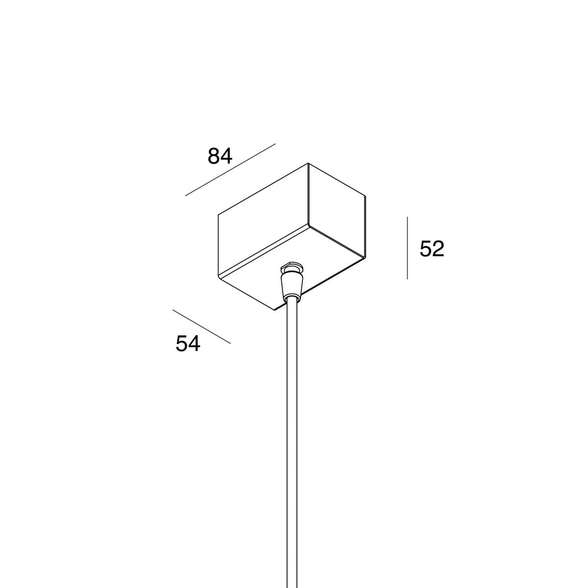 Novalux - FORTY8: CEILING CANOPY 3M BLANC