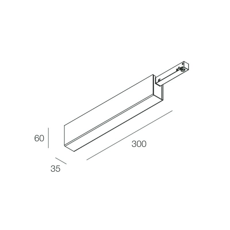 Novalux - FORTY8: CEILING CANOPY 1 E-F 96W-48V BLA