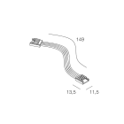Novalux - STRIP LED: 2 CONNET. +CABLE RGB+W 10PC