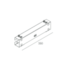 Novalux - V-180: STAFFA MUR 180° L.350MM