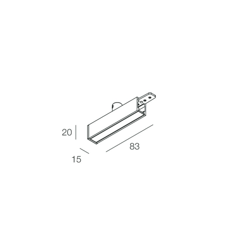 Novalux - DOMYNOS PS: CONNESS. INIZIALE SUSPENSION BLANC