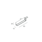 Novalux - DOMYNOS PS: CONNESS. INIZIALE SUSPENSION BLANC