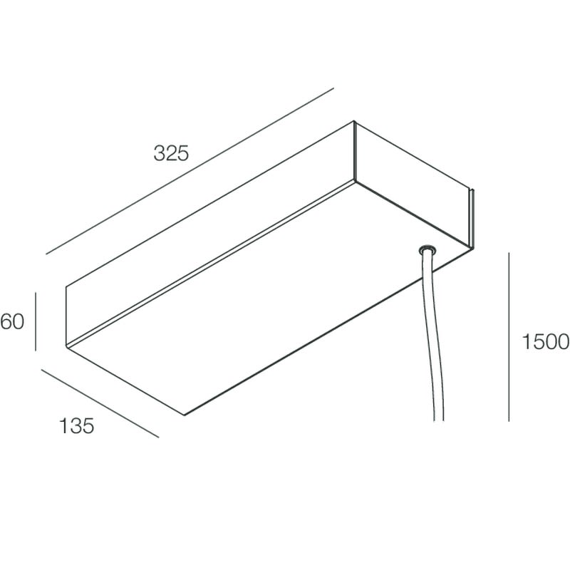 Novalux - DOMYNOS PS: PATERE SOSP DALI 150W-48V NOIR