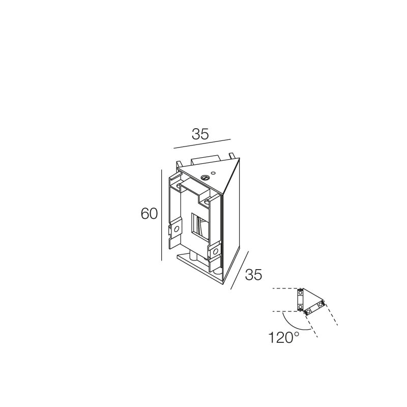 Novalux - HERO M: KIT ANG.120 AD L CAFE