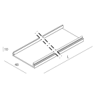 Novalux - LUCKY EVO : DIFFUSEUR OPALE L= 590