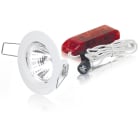 Aurora - Ankaa - Spot rond à ressort FTE fixe CH + lpe GU5,3 50W + transfo