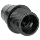 Aurora - Douille E14 backélite P10 filetée noire